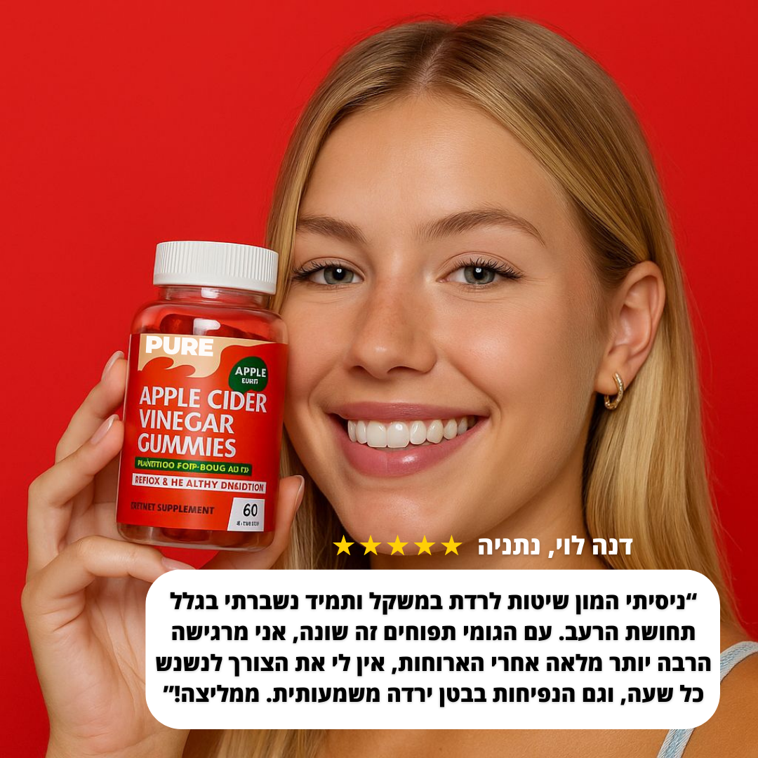 PURE - גומי חומץ תפוחים