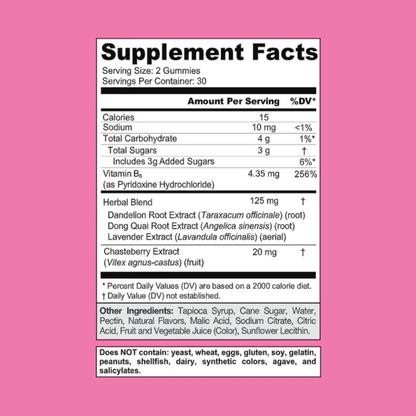 PMS - גומי לתסמיני המחזור